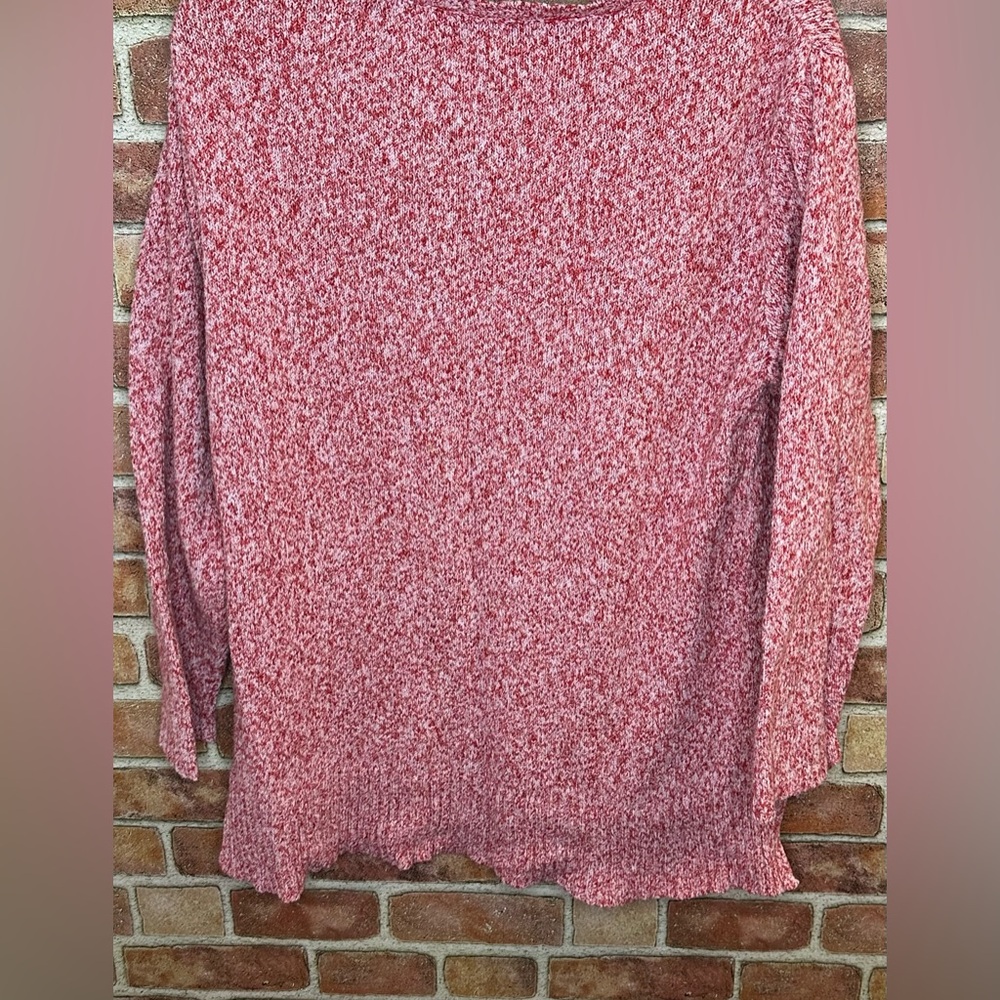 jjill 2 pocket high low sweater size L - Picture 2 of 8